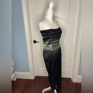 Vintage sprouts, sequin jumpsuit
